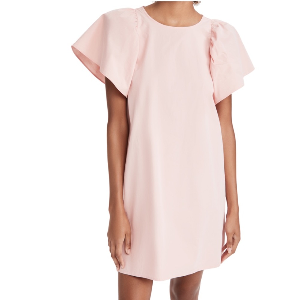 Never worn with tag! Madewell Flutter Sleeve Dress